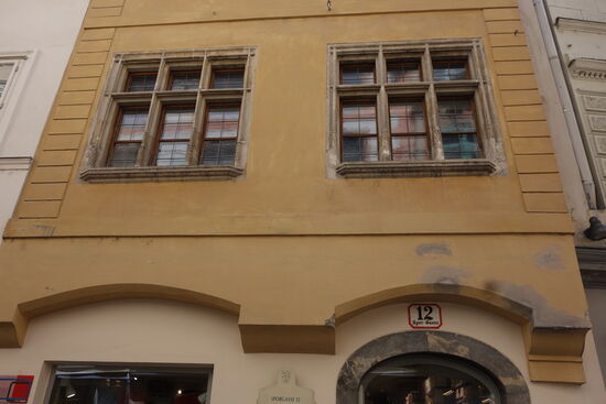 Sporgasse 12 - einziger Profanbau mit spätgotischer Fassade in Graz