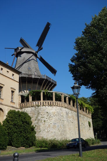 historische Windmühle
