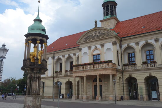 Magdeburger-Reiter-Denkmal vor dem Rathaus