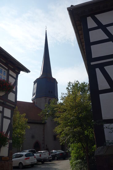 Blick auf den Kirchplatz