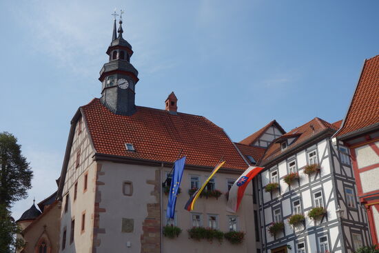Rathaus vom Marktplatz gesehen