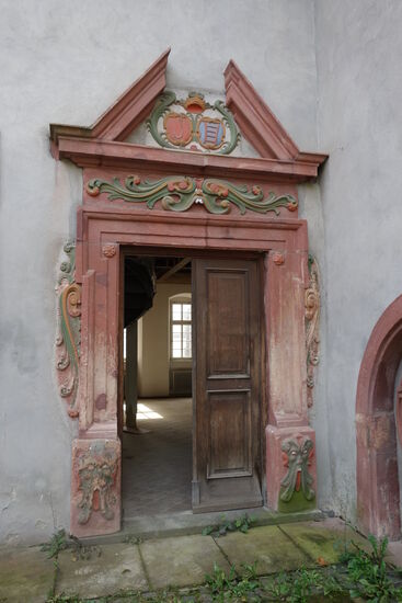rückwärtiger Eingang