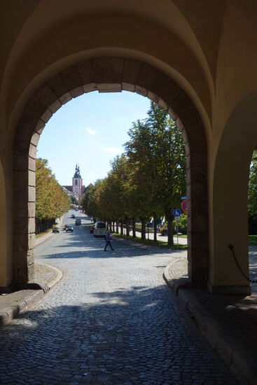 Blick in die Innenstadt auf die