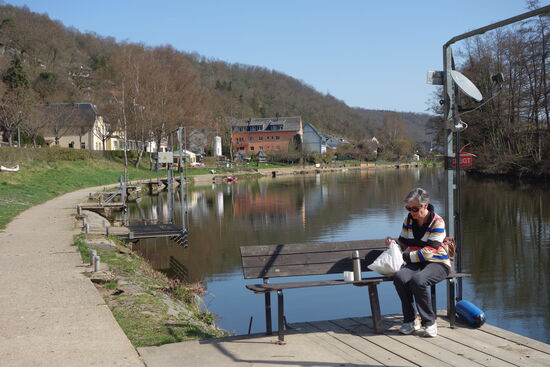 Pause an der Lahn