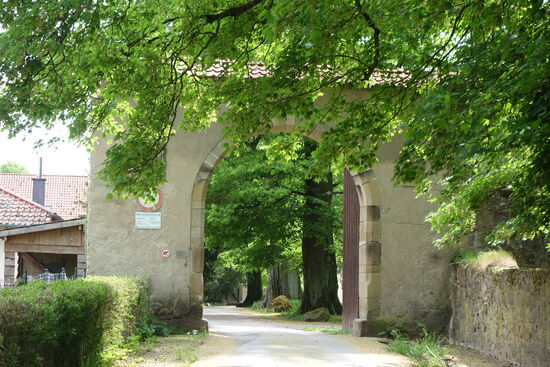 Eingangsportal - 1577 - sieben Jahre vor der Bautätigkeit