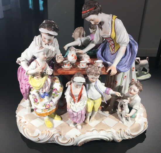 Kaffeegesellschaft, 1770 - Modell Jean Desoches, Ausformung von 1829