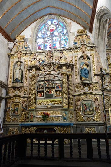 im Zentrum des Altars - Retabrl de la Passion