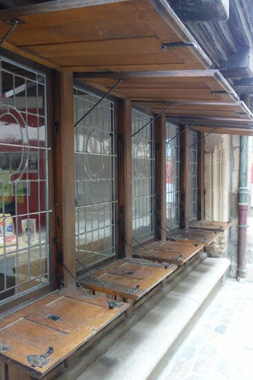 Verkaufsstand zum Öffnen und Verschließen