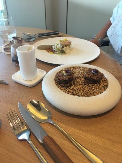 Perlhuhn pain brulé