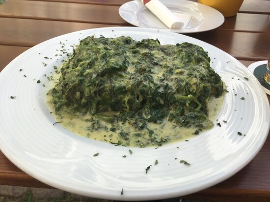 Maultaschen mit Spinat