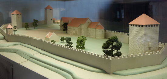 Modell der Kaiserpfalz