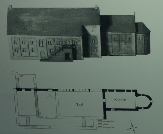 Aufnahme der Außenwand s. Stadtrundgang