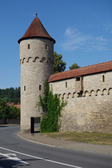 Schinnersturm - Aborterker in der Stadtmauer