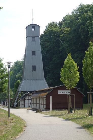 Historische Soleförderanlage im Salinenpark