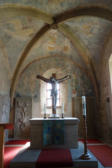 Deckengemälde im Chor - etwa 1250