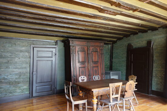 „Grünes Zimmer"
Repräsentationsraum des Heilig-Geist-Ordens (15. Jh., vor der Trennung in Geistliches und Bürgerliches Spital).