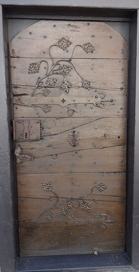 Tür des Kickelhain-Hauses