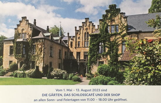 Leider war der letzte 'offene' Sonntag der vorige!! - daher das Fremdfoto vom Prospekt
