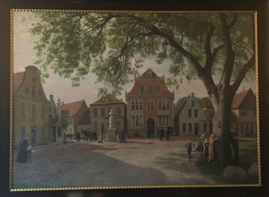 altes Bild vom Kirchplatz