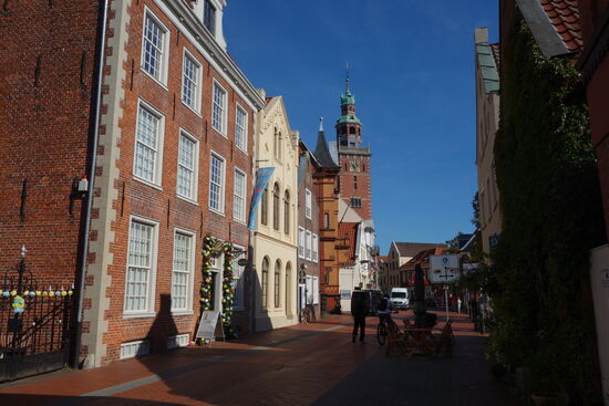 Turm der der reformierten Kirche Leer