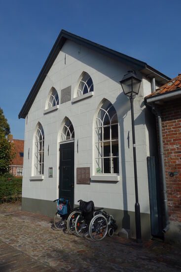 Neben der protestantischen Kirche gibt es noch eine Synagoge