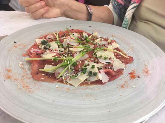 Carpaccio de Bœuf dans une inspiration japonaise