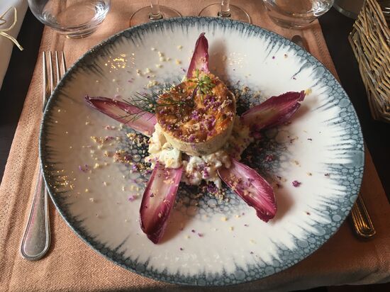 Moelleux de décortiqué de moules bouchot au chou-fleur