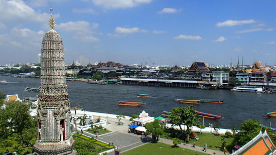 Aussicht vom Wat Arun