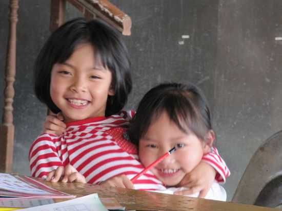 Kids am Mount Kinabalu