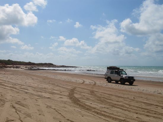 Macht sich gut am Strand.