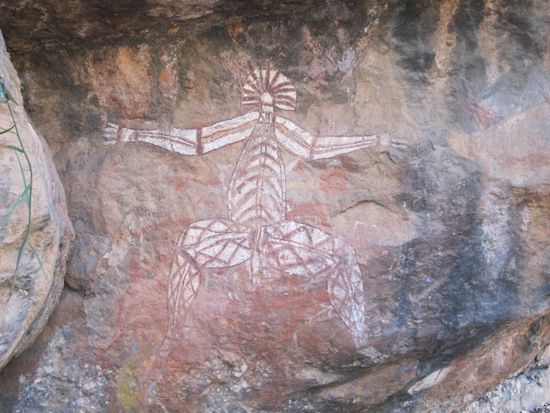Felsmalereien der Aborigines