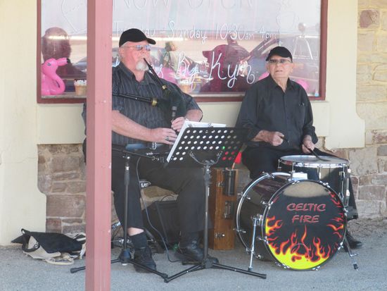 Markt. Samstag morgen in Port Germein.