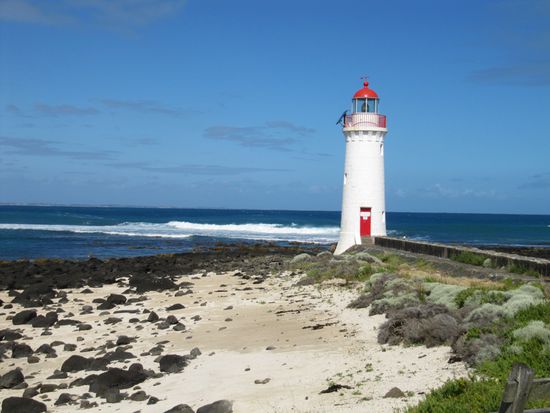 Auf der kleinen Insel Griffiths bei Port Fairy.