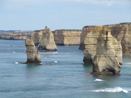 Nochmals die 12 Apostel - jetzt bei ruhiger See.