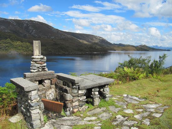 Ausblick aus unserer Lodge