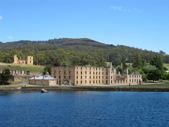 Port Arthur - ist ein ehemaliges Gefängnis in der Sträflingskolonie Australien im australischen Bundesstaat Tasmanien und heute eine der bedeutendsten Touristenattraktionen der Insel.