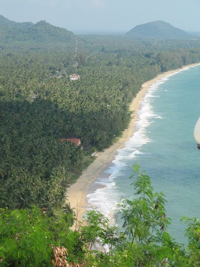 Zurück an unserem Haus-Strand.