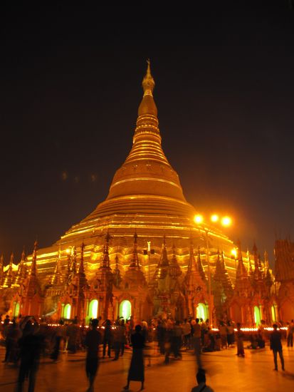 Alles pures Gold was glänzt. Das Gewicht der Goldplatten wird auf 60 Tonnen geschätzt.