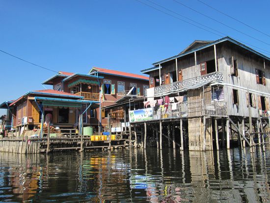 Ein Fischerdorf auf Stelzen...