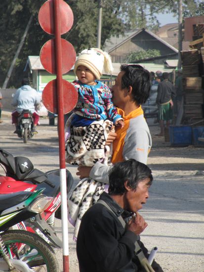 9:30 Uhr. Es ist noch kalt.