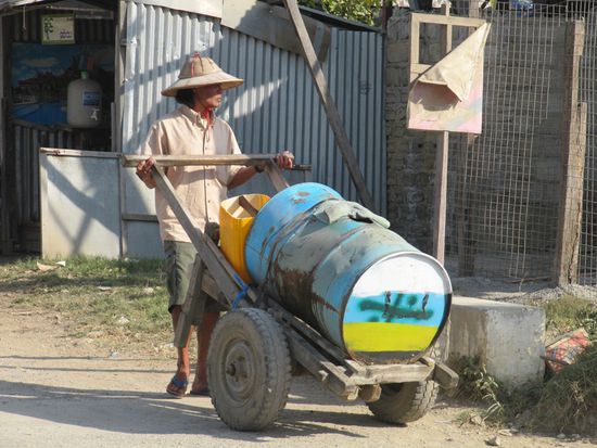 Frischwasser verkaufen.