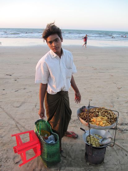 Essen verkaufen oder eben nur essen.