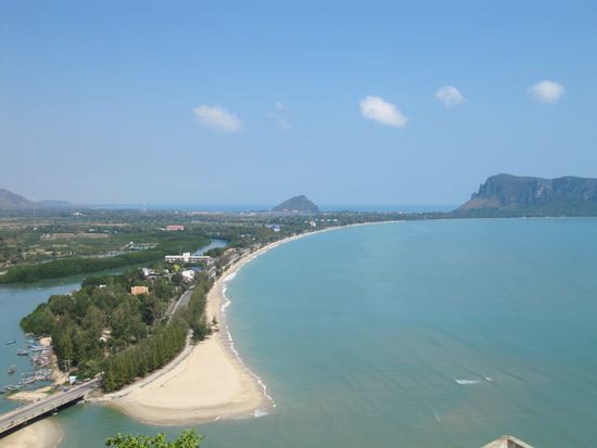 Prachuap Khiri Khan etwas unterhalb von Hua Hin