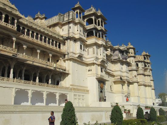 Der Maharaja-Palast ...