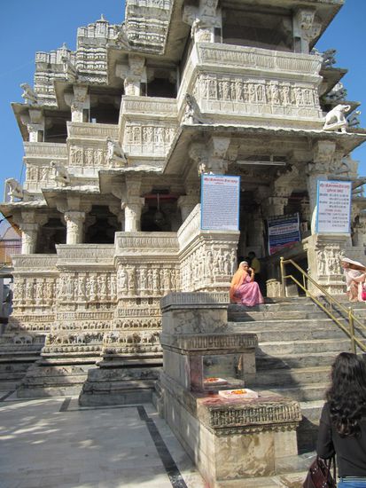 Der Jagdish-Tempel nahe beim Palast.