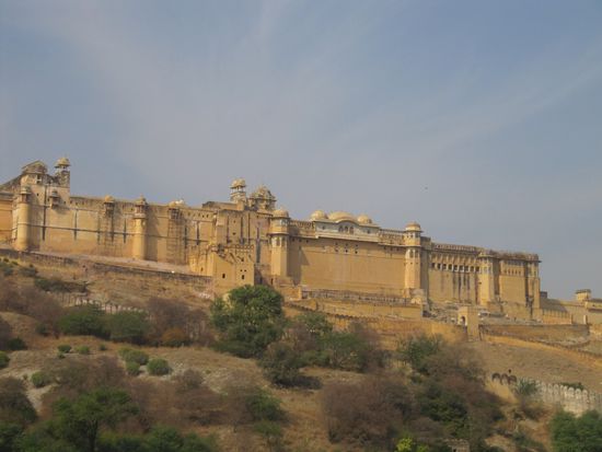 Amber-Fort ... gerne auch per Elefant zu besichtigen.