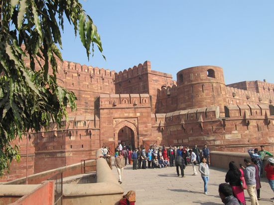 Red Fort in Agra.