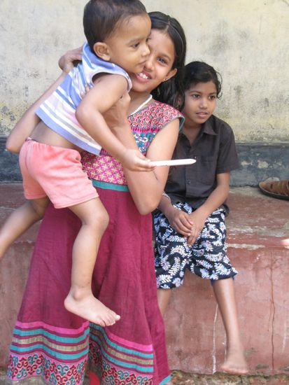 Auch hier leben Kinder, die immer School-Pens brauchen.