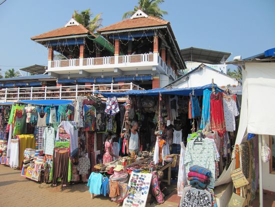 Varkala teilt sich in Nord und Süd.