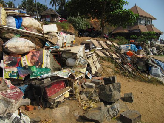 ... und diese von ihnen hinterlassenen Müllberge ...